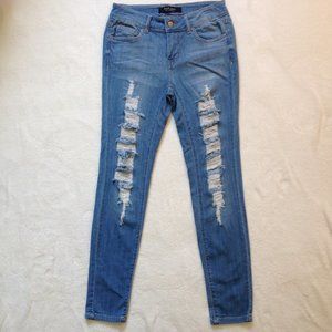 Wax Jeans Los Angeles Size 3 Distressed skinny jeans